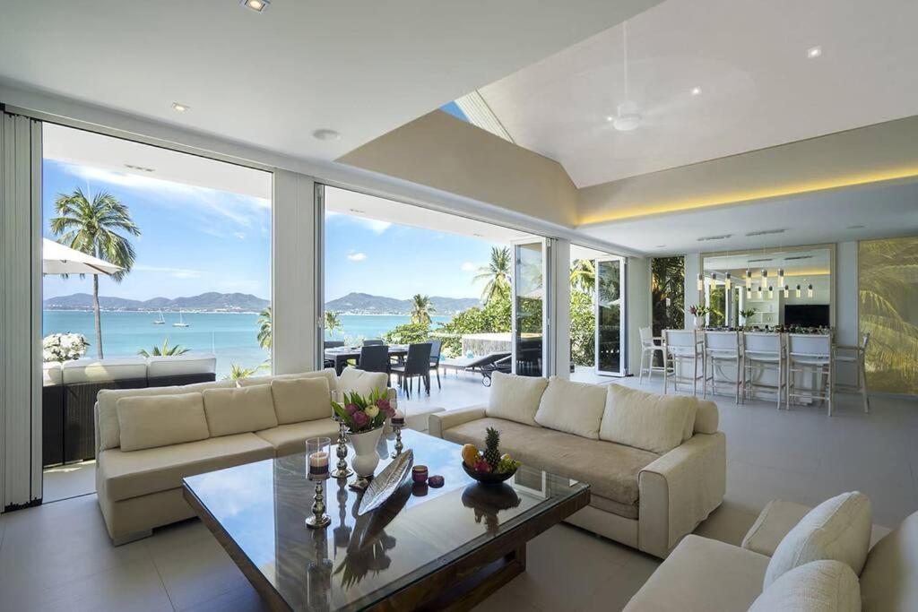 Villa Nirvana - Beachfront Tropical Chic 4Br Haven In Cape Panwa, Phuket Ban Makham Eksteriør bilde