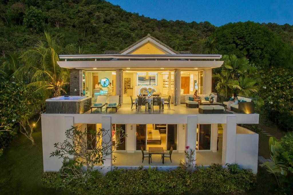Villa Nirvana - Beachfront Tropical Chic 4Br Haven In Cape Panwa, Phuket Ban Makham Eksteriør bilde